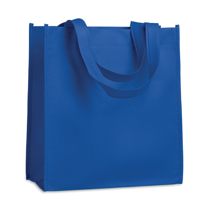 80gr/m² nonwoven shopping bag Blu Royal item picture back