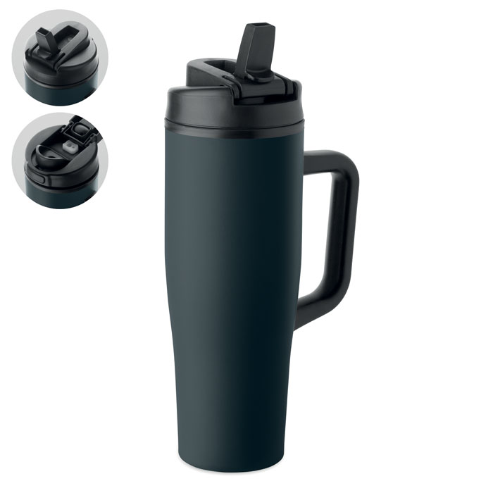 Bicchiere doppio strato 900 ml Francese Navy item picture front