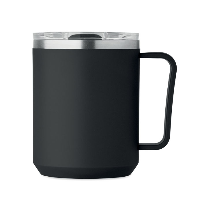 Tazza a doppio strat da 400 ml Nero item picture open