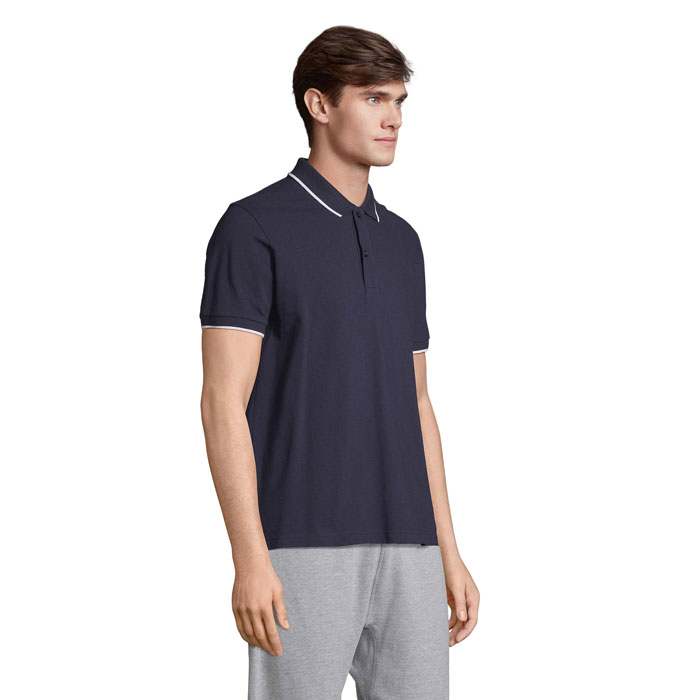 PALERMO POLO Marina Francese/bianco item picture side