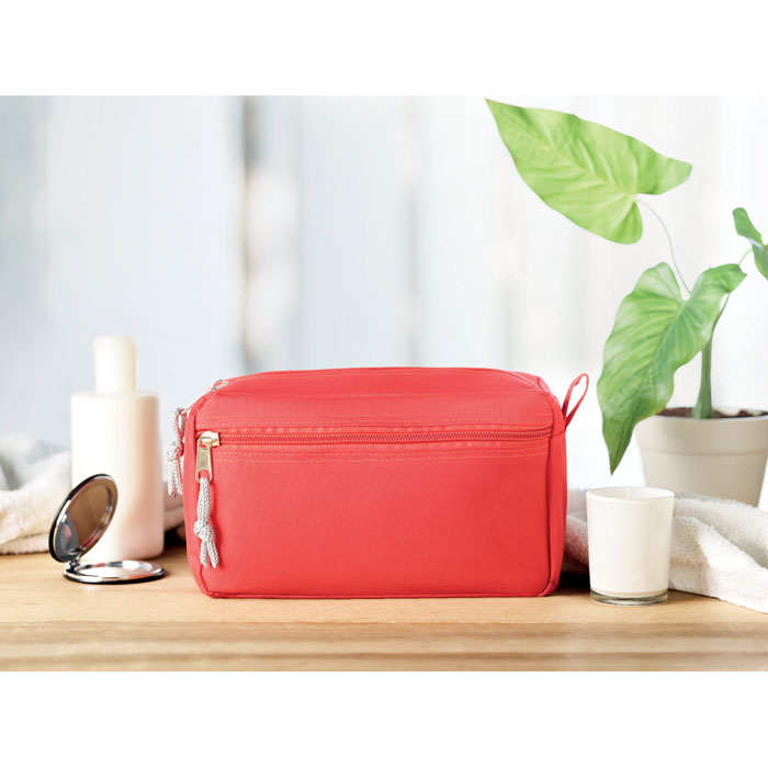 PVC free cosmetic bag Rosso item ambiant picture