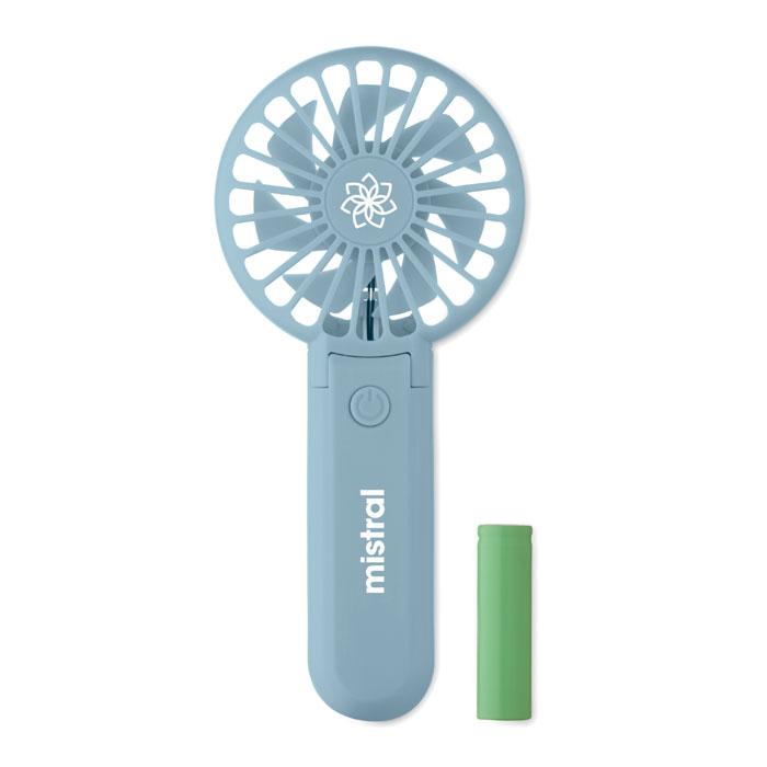 Portable foldable fan Blu Bambino item picture printed
