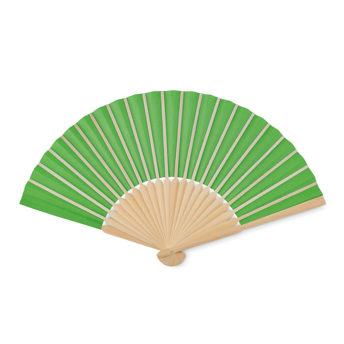 Manual hand fan Lime item picture side