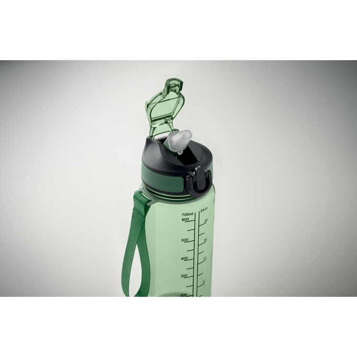 Bottiglia sport 700ml Verde Trasparente item picture 6