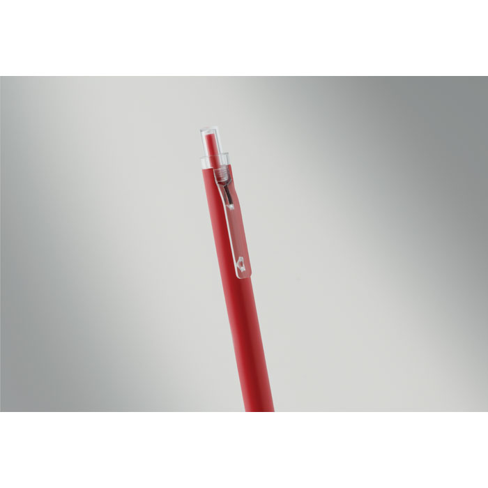 Penna a sfera in alluminio Rosso item picture back