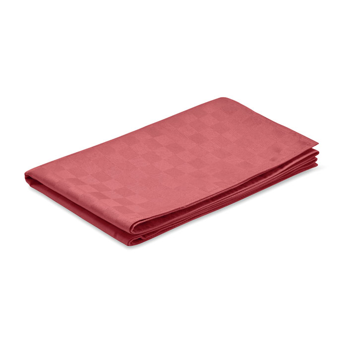 Table runner in polyester Rosso item picture front