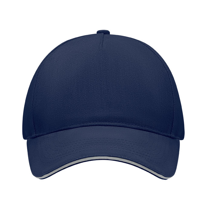 5 panel baseball cap Blu/Grigio item picture top
