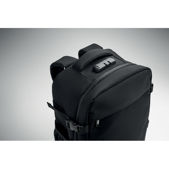 Zaino in RPET da 20L Nero item picture open