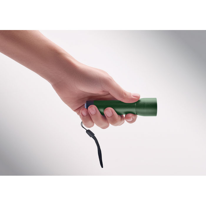 Aluminium rechargeable torch Verde Scuro item picture 5