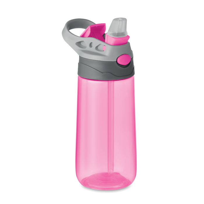 Tritan™ bottle 450 ml Rosa Trasparente item picture open