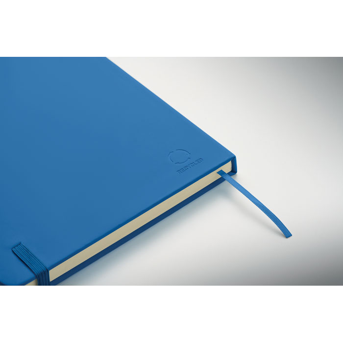 Notebook A5 in PU riciclato Blu Royal item detail picture