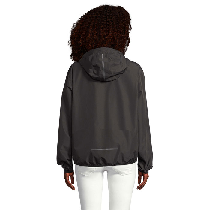 ANDREA UNISEX WINDBREAKER Nero Profondo item picture side
