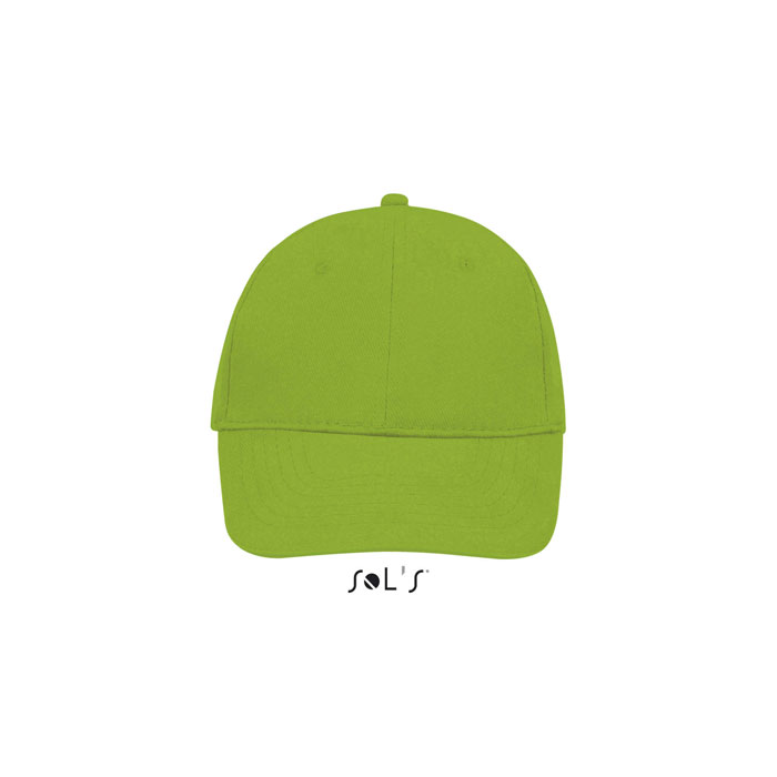 BUFFALO SIX PANEL CAP Lime item picture front