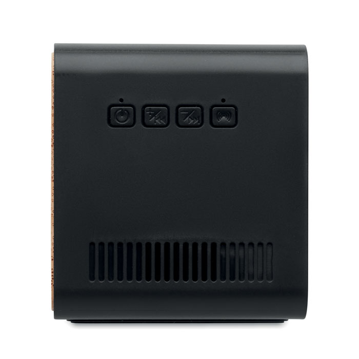 Speaker wireless in bamboo 5.0 black item picture open