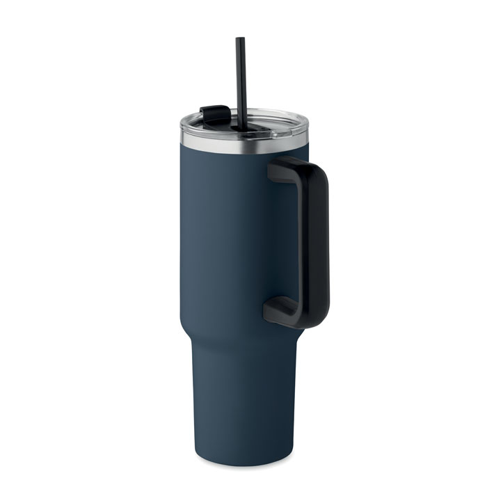 Double wall tumbler 1200ml Francese Navy item picture open