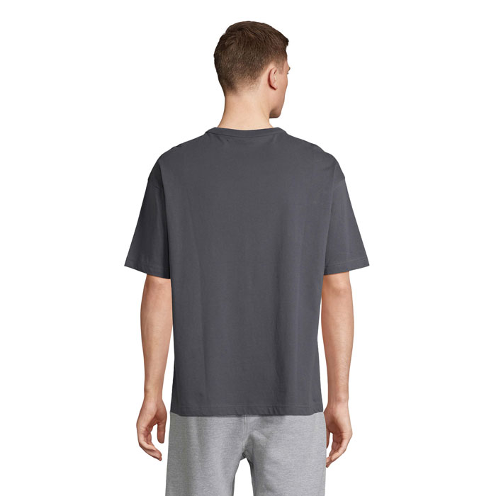 BOXY MEN T-SHIRT OVERSIZE Grigio Topo item picture back