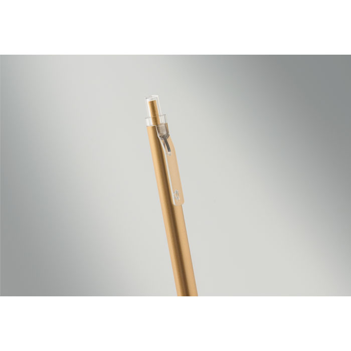 Penna a sfera in alluminio Oro Opaco item picture back