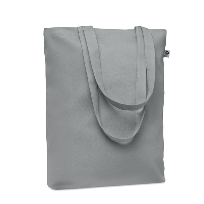 Canvas shopping bag 270 gr/m² Grigio item picture front