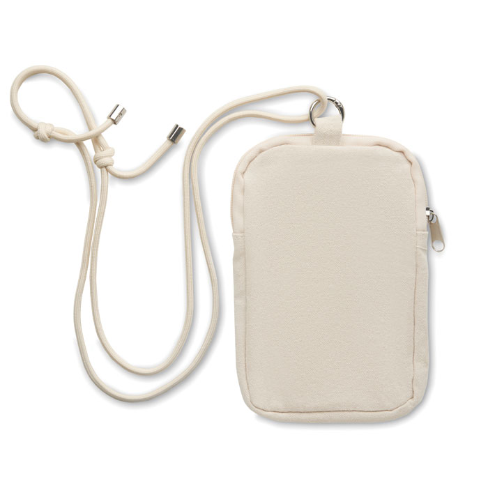 Borsa per smartphone cross body Beige item picture side