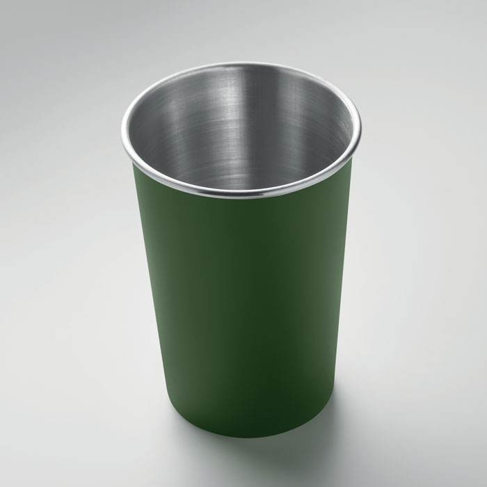 Recycled stainless steel cup Verde Scuro item detail picture