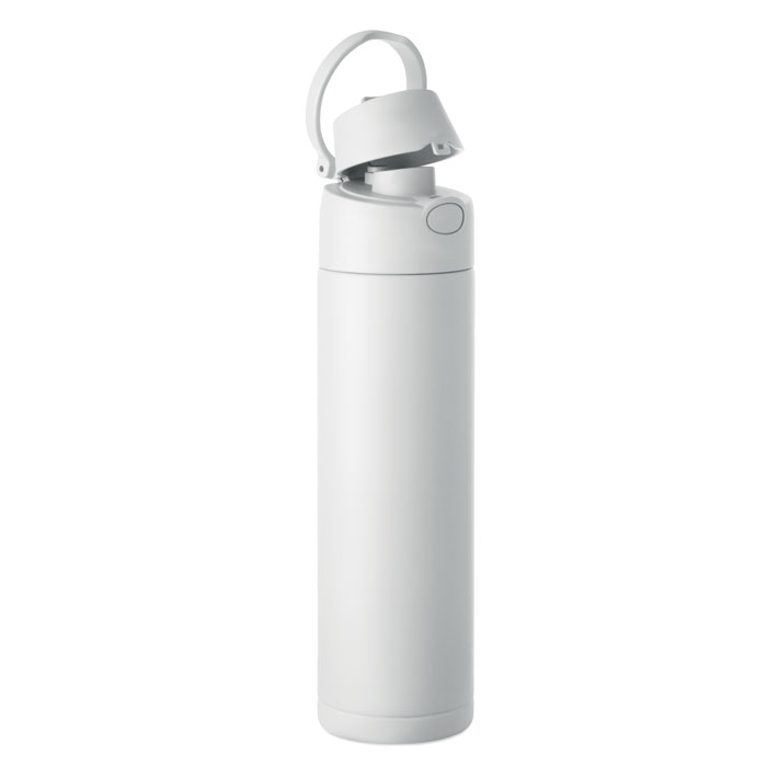 Double wall bottle 500 ml Bianco item picture side