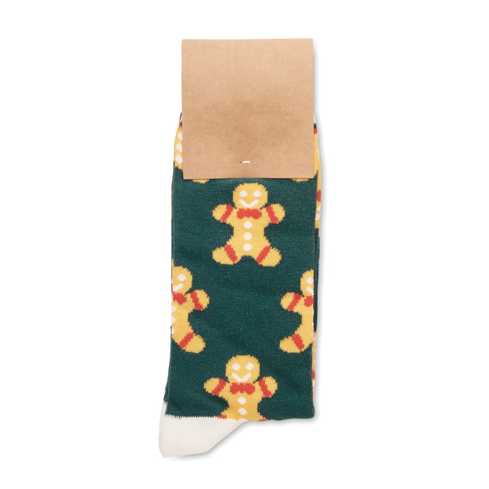 Pair of Christmas socks L Giallo item picture back