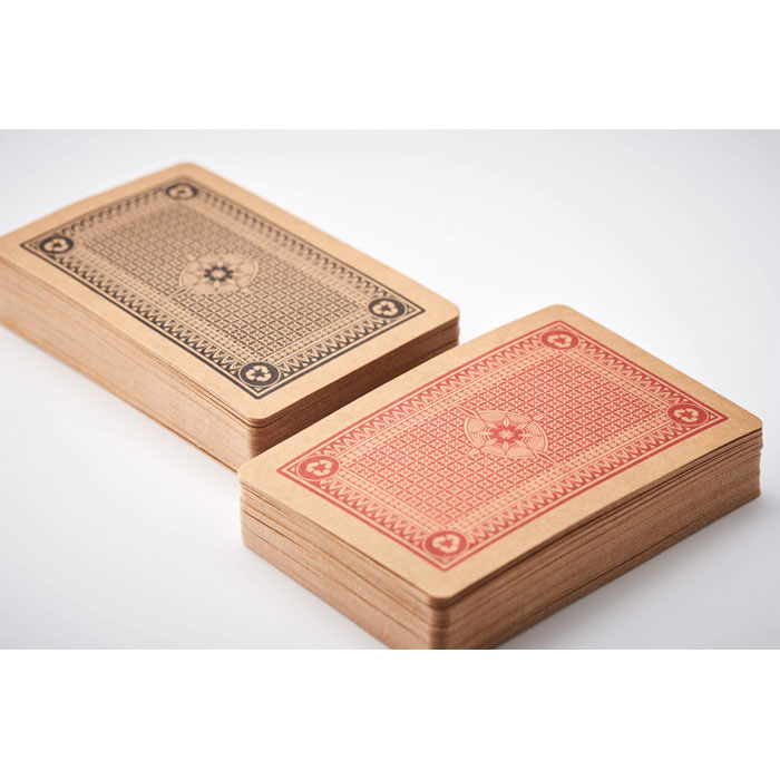 2 mazzi di carte in carta riciclat wood item detail picture