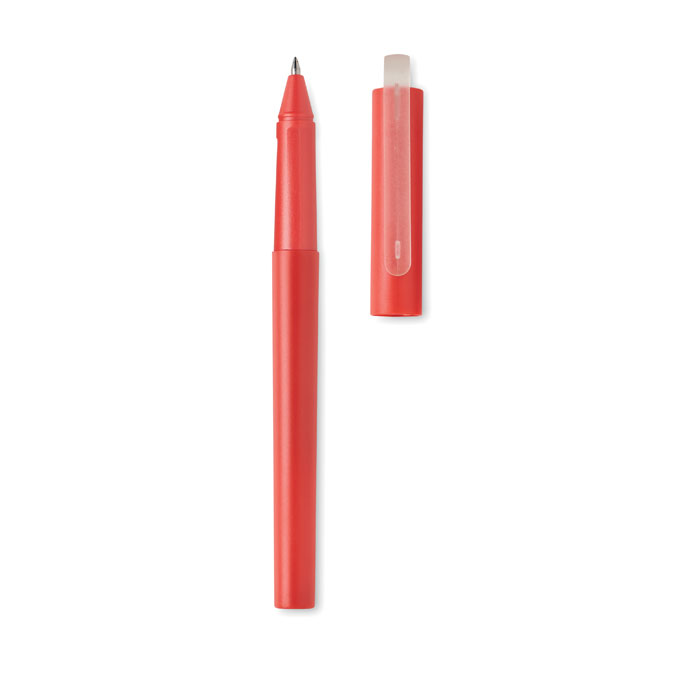 Penna a sfera gel blu RPET red item picture front