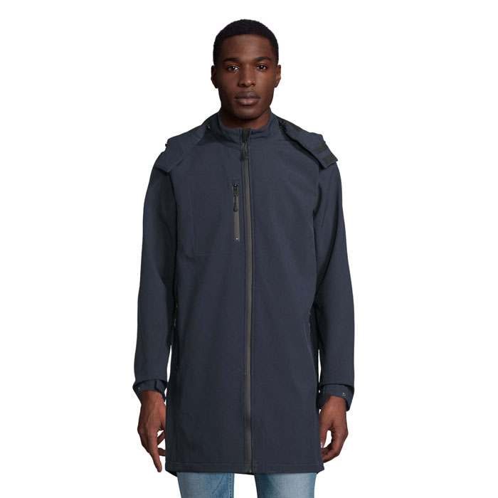 ACHILLE MEN SOFTSHELL LONG Night item picture front