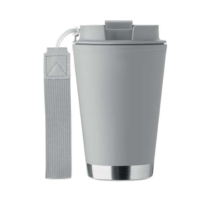 Bicchiere a doppio strato. 300 ml. Grigio item picture side
