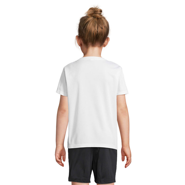 .PRINT KIDS SPORTS T-SHIRT Bianco item picture back