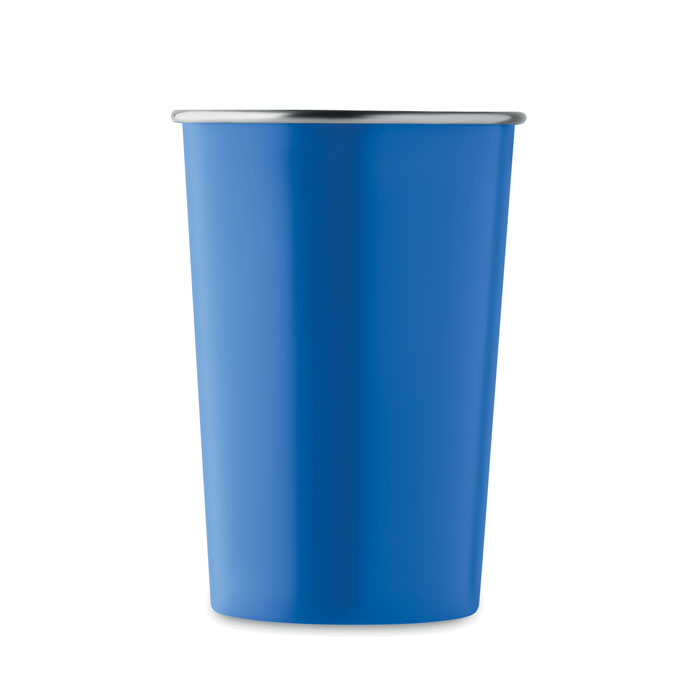 Recycled stainless steel cup Blu Royal item picture side