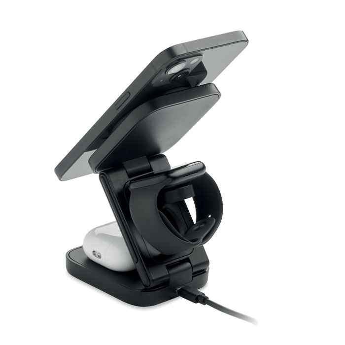 3in1 foldable charging station Nero item picture 1