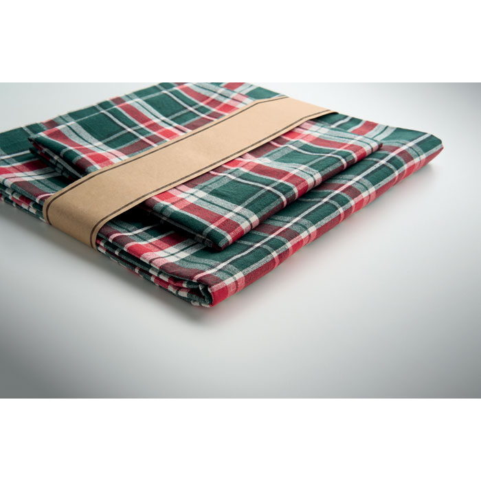 Chequer cotton tablecloth set Multicolore item picture 2