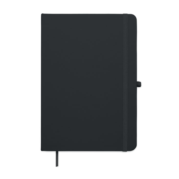 Notebook A5 in PU riciclato Nero item picture back