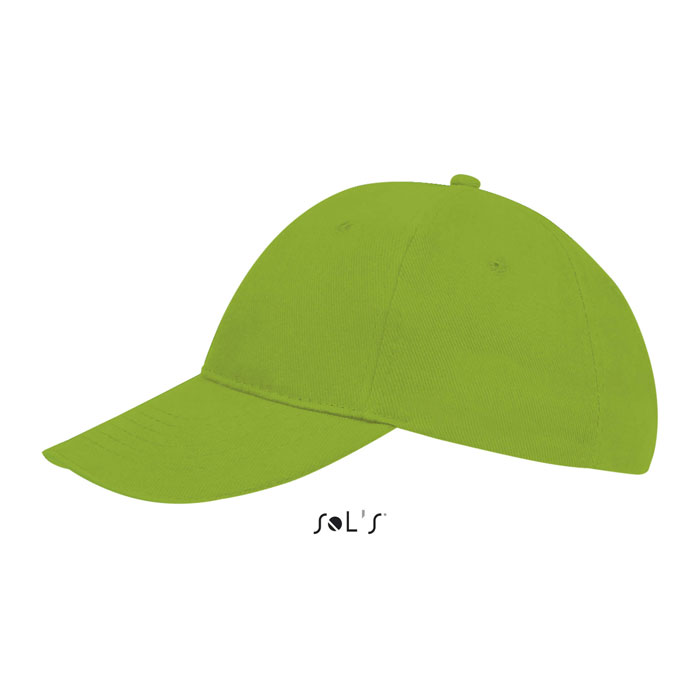 BUFFALO SIX PANEL CAP Lime item picture side
