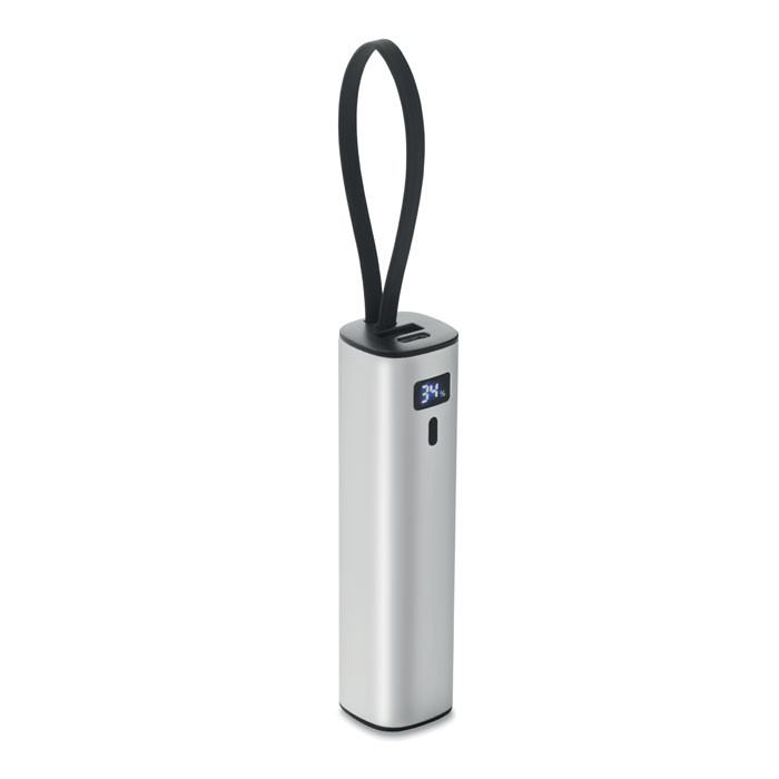 Powerbank 5000mAh PD 20W Argento Opaco item picture front