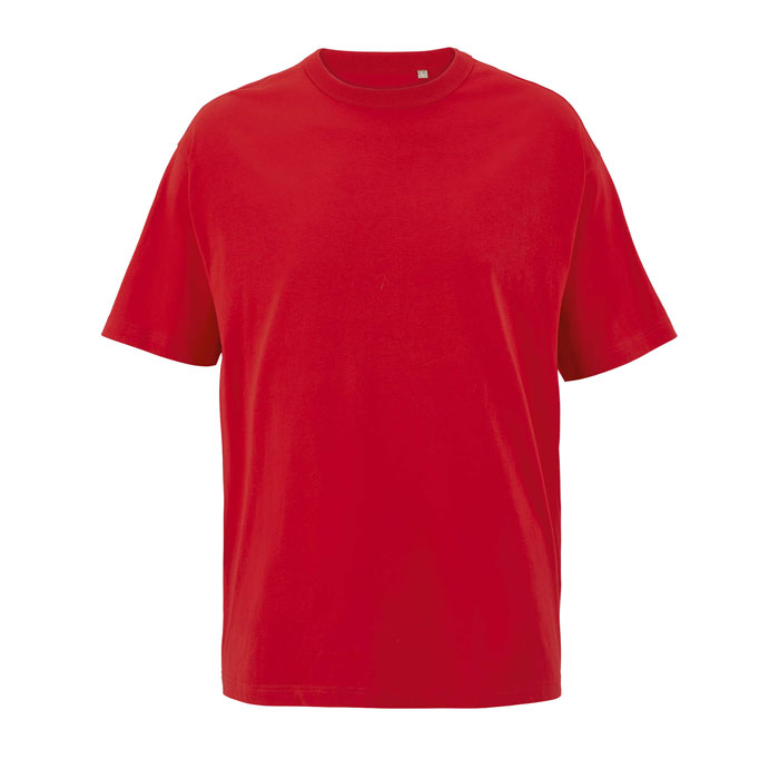 BOXY MEN T-SHIRT OVERSIZE Rosso Brillante item picture front