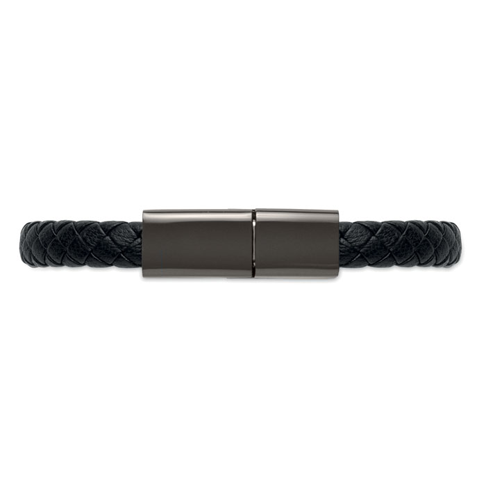 Bracciale con cavetto tipo-C Nero item picture side