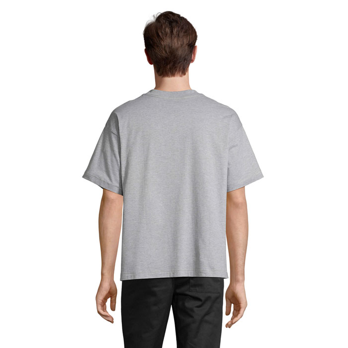 LEGACY OVERSIZED T-SHIRT Grigio Melange 2 item picture back