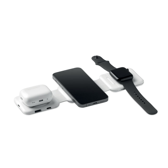 Foldable charging station Bianco item picture back