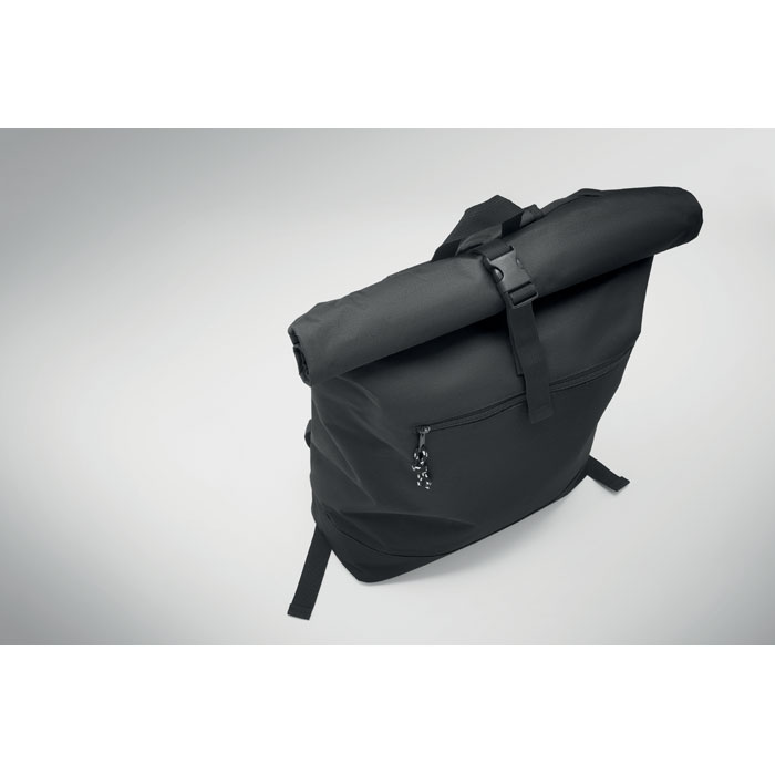 600Dpolyester rolltop backpack Nero item detail picture