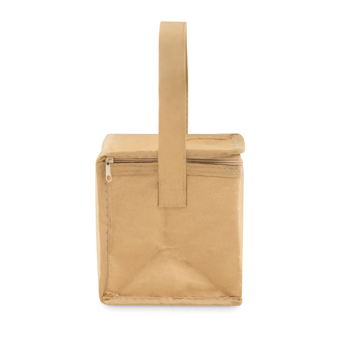 6 can woven paper cooler bag Beige item detail picture