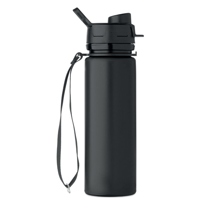Foldable silicone sports bottle Nero item picture 3