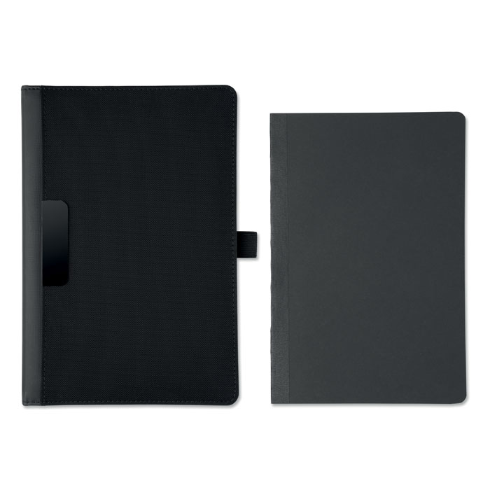Cartella A5 con blocco note Nero item picture 1
