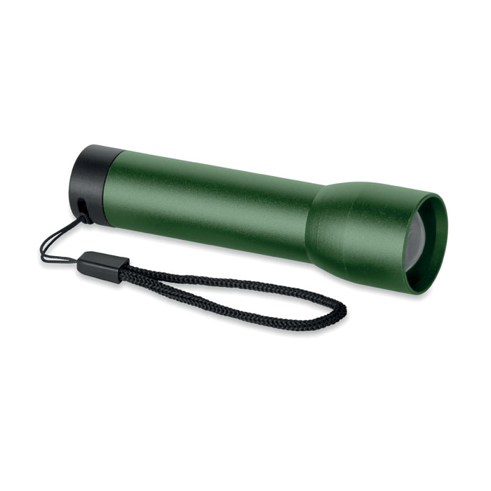 Aluminium rechargeable torch Verde Scuro item detail picture
