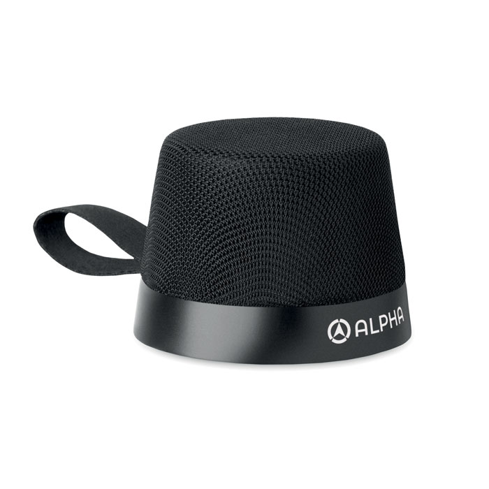 3W wireless speaker with stand Nero item picture printed