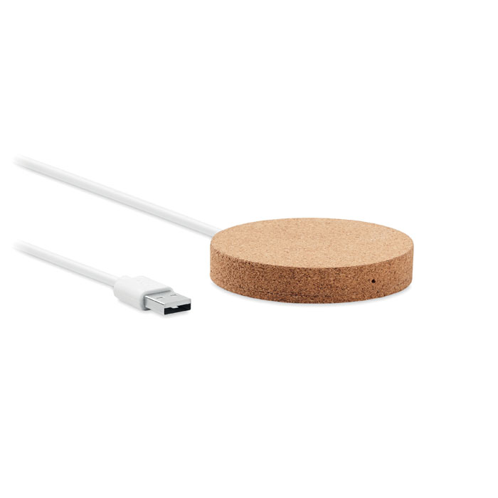 Wireless charging pad 10W Beige item picture front