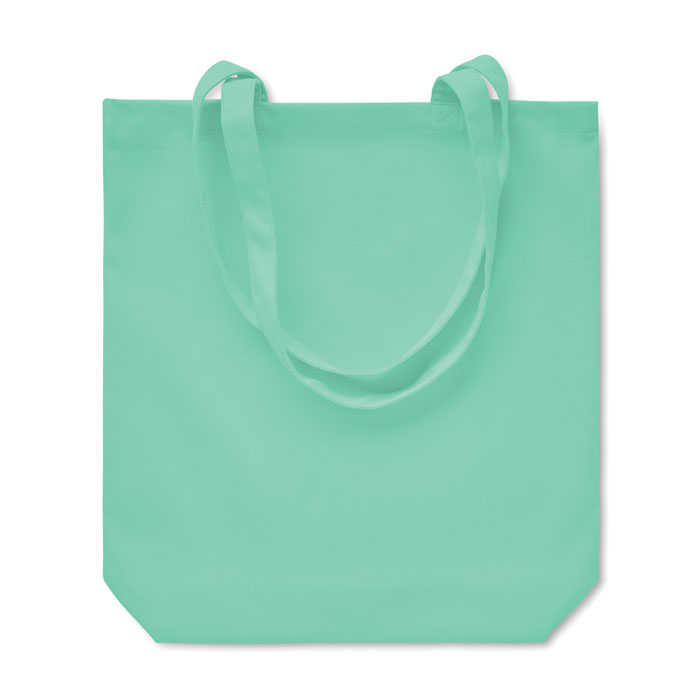 270 gr/m² Canvas shopping bag Verde Menta item picture back