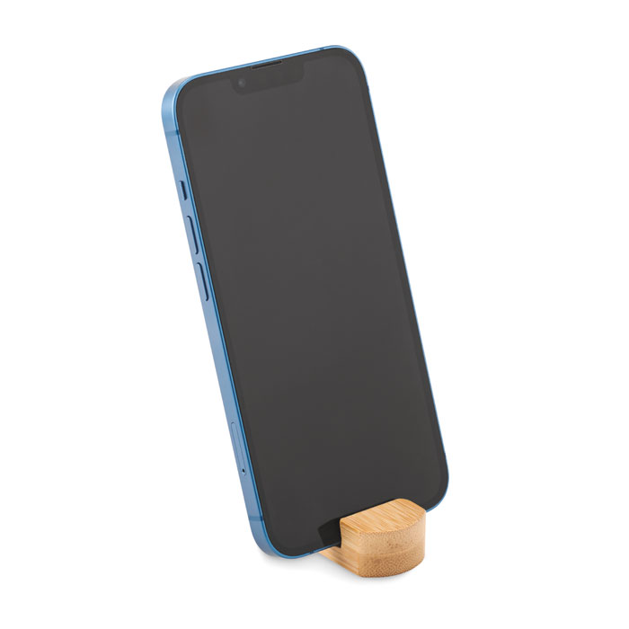 Mini bamboo phone stand Legno item picture side